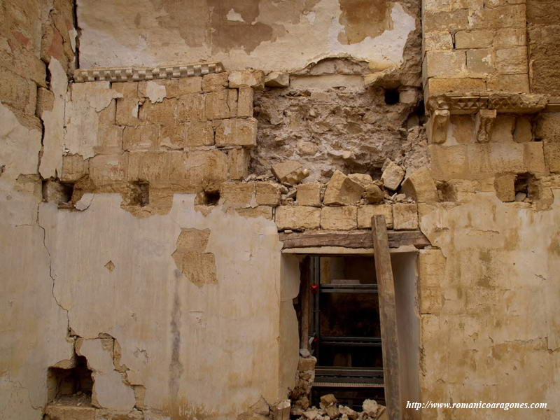 INTERIOR DEL MURO SUR PRIMITIVO